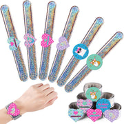 Glitter Slap Bracelet with 3D Image