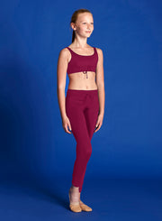 Berry Drawstring Leggings