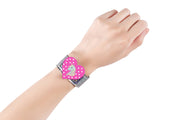 Glitter Slap Bracelet with 3D Image