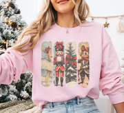 Vintage Nutcracker Christmas Ballerina Sweatshirt