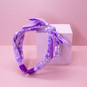 Big Bow Headband - Double Layer Sequin
