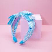 Big Bow Headband - Double Layer Sequin