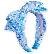 Big Bow Headband - Double Layer Sequin
