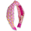 Kids Knot Headband - Confetti Pink