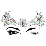 Crystal Face Body Jewel Stickers