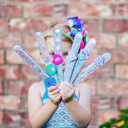 Glitter Slap Bracelet with 3D Image