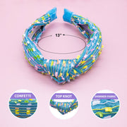 Kids Knot Headband - Confetti Gold