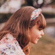 Kids Knot Headband - Confetti Gold