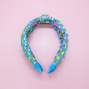 Kids Knot Headband - Confetti Pink