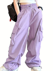 Youth Cargo Pants Lilac