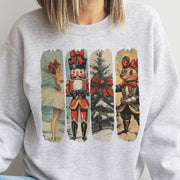 Vintage Nutcracker Christmas Ballerina Sweatshirt
