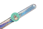 Glitter Slap Bracelet with 3D Image
