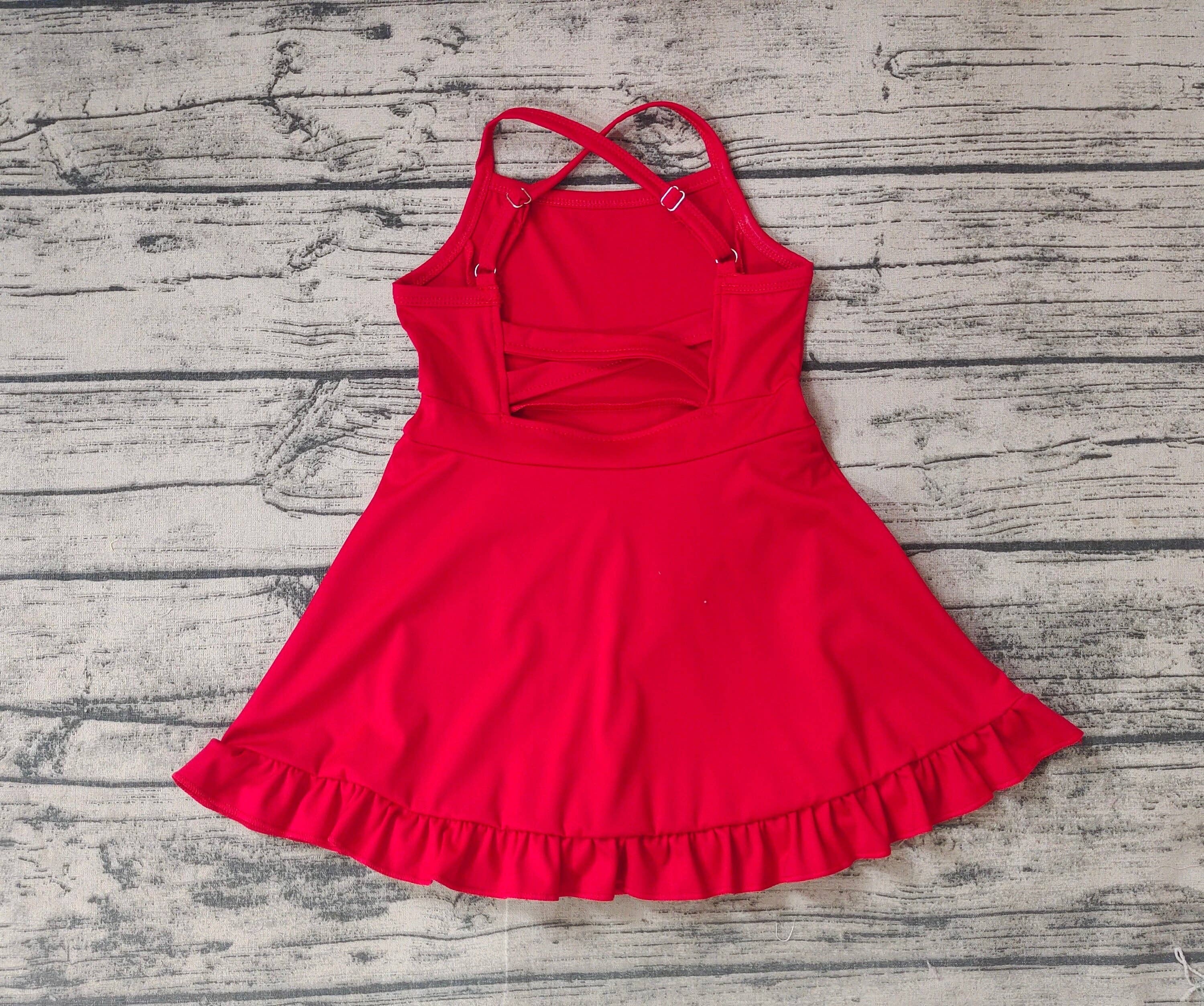 Red Athletic Dress/Child Red Athletic Dress/Child
