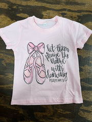 Youth Ballerina Slipper TShirt