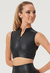 BLOCH-Zip Front Crop/Adult