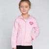 Zip Hoody w/glitter ballerina/Child