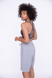 Interlock Criss-Cross Back Strap Sports-Bra