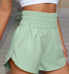 Wide Smock Waist Running Shorts