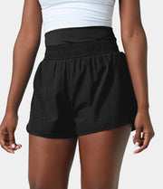 HALARA Super High Rise Cut-Out Shorts