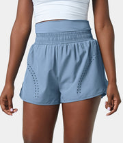 HALARA Super High Rise Cut-Out Shorts