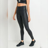 Black Foil Leggings