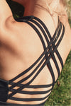 Interlock Criss-Cross Back Strap Sports-Bra